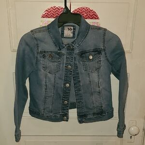 SO Women's Light Blue Jean Jacket